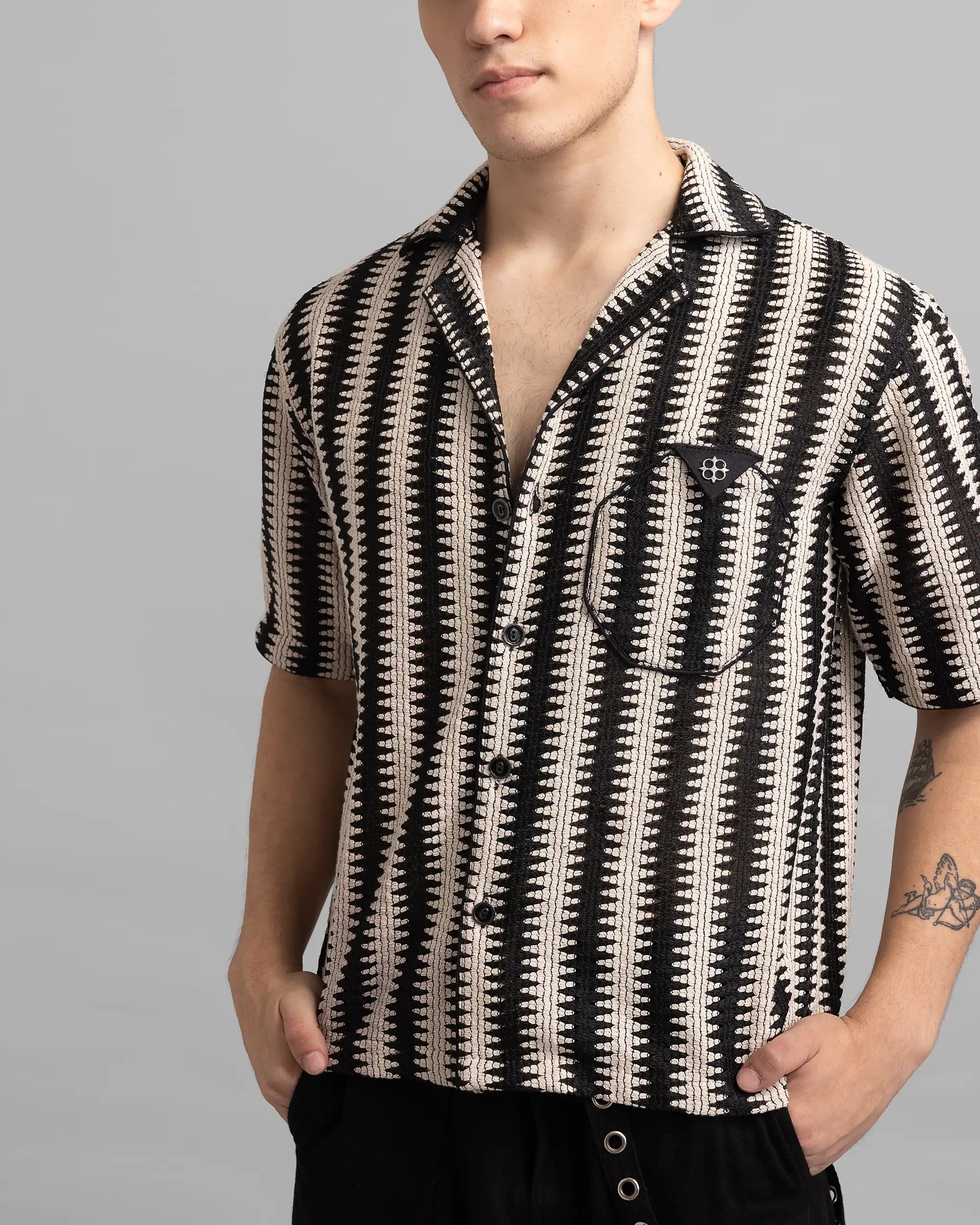 The Electric Escape Crochet Shirt