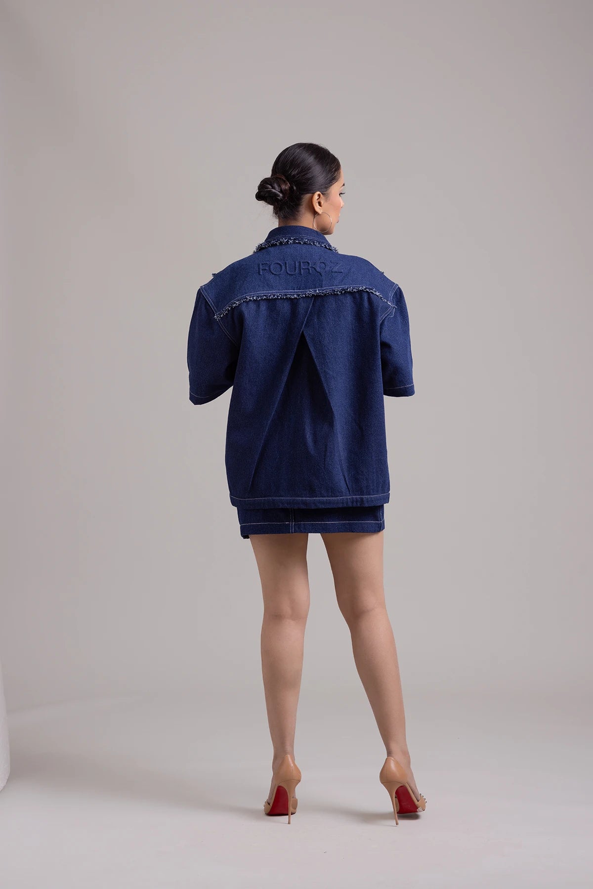 Midnight Blue Frayline Summer Shaket