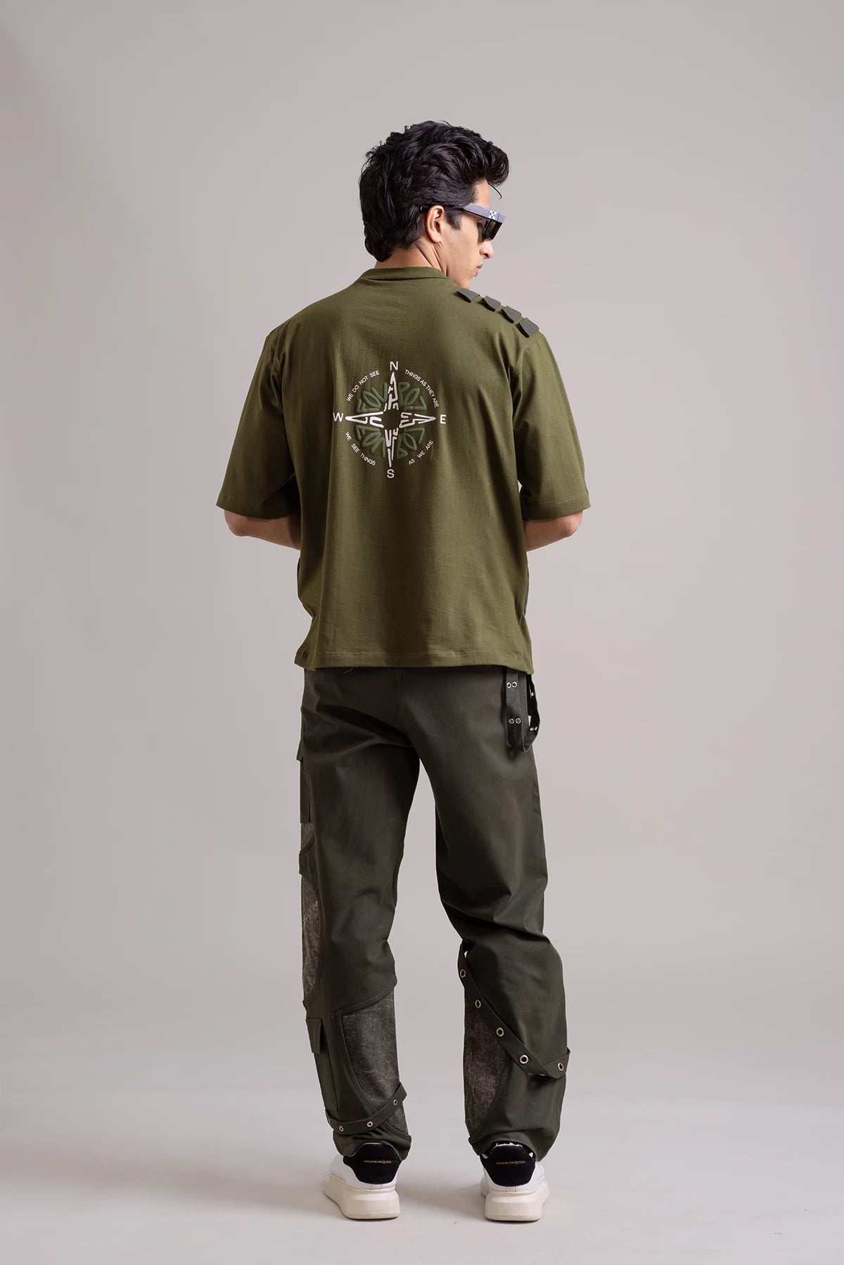 Green Oversized Cargo Comfort T-shirt