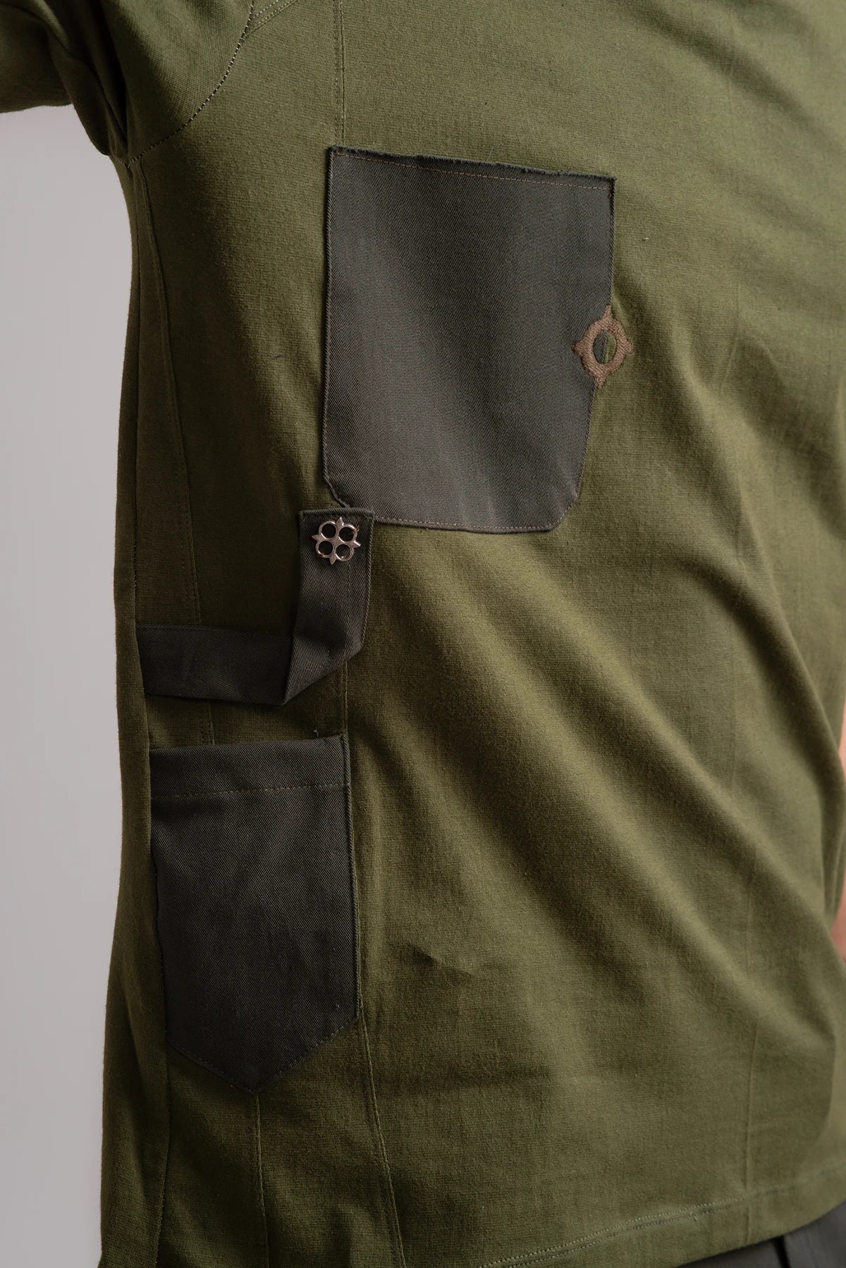 Green Oversized Cargo Comfort T-shirt