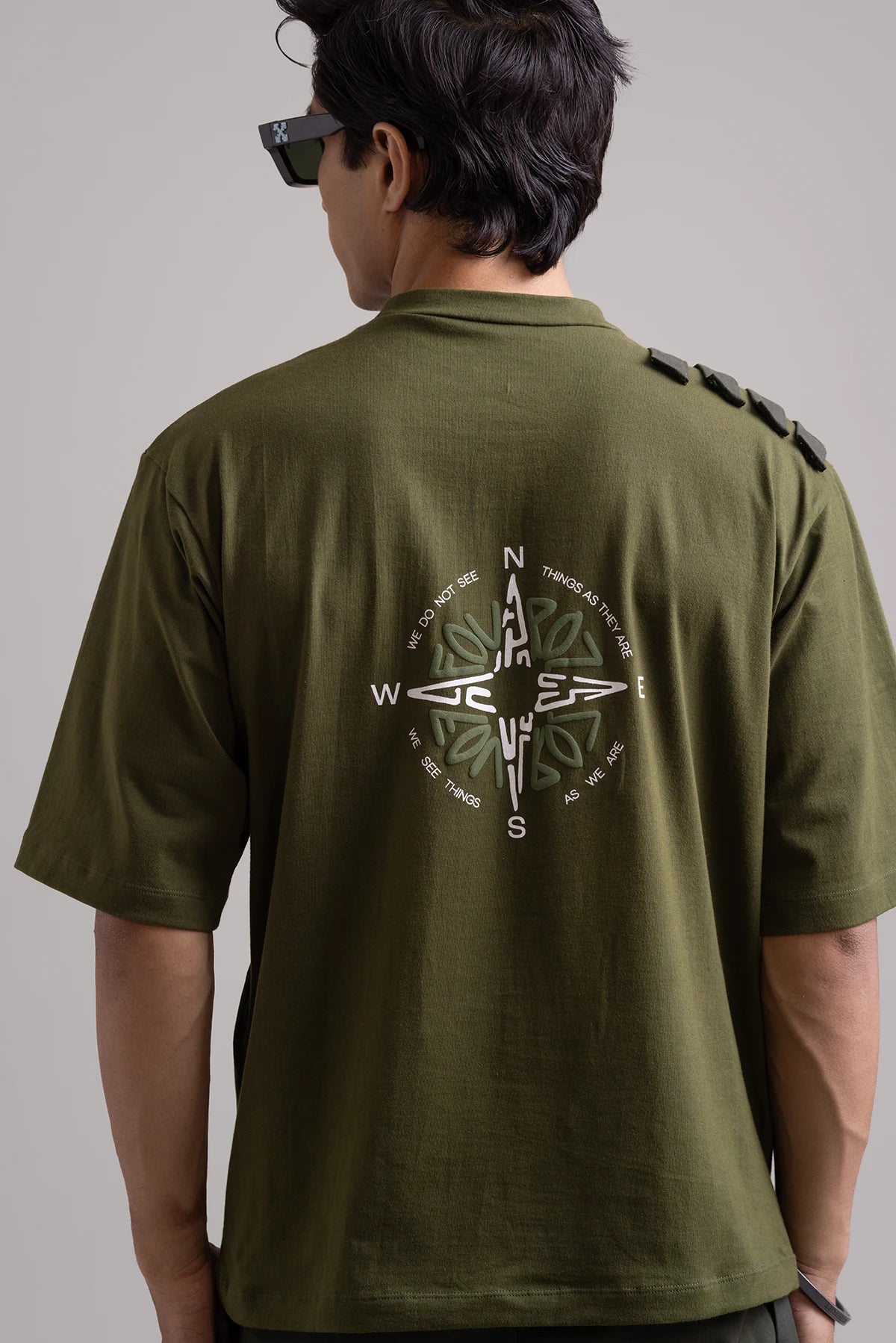 Green Oversized Cargo Comfort T-shirt