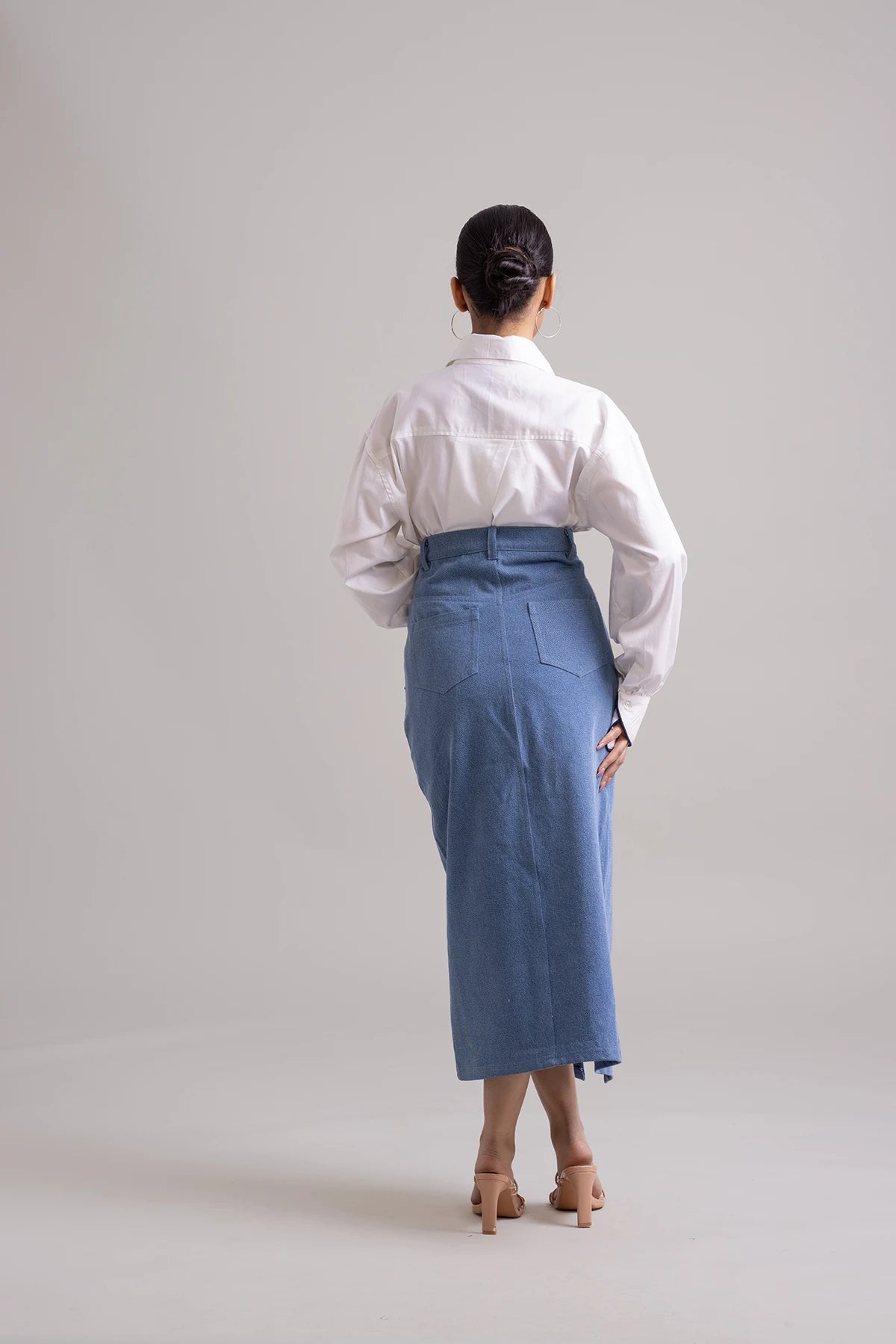 Blue Tides Denim Skirt