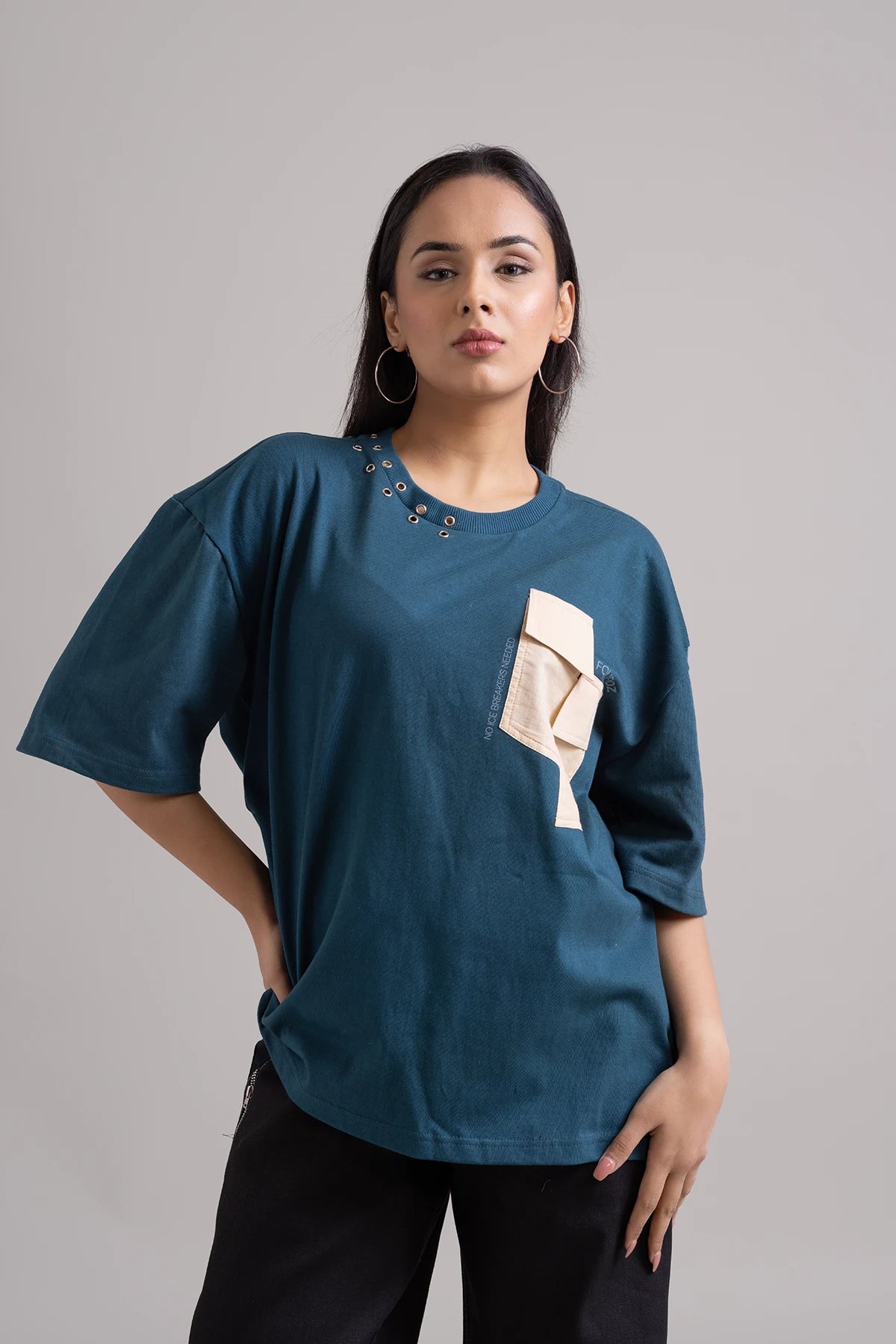Teal Edge T-shirt
