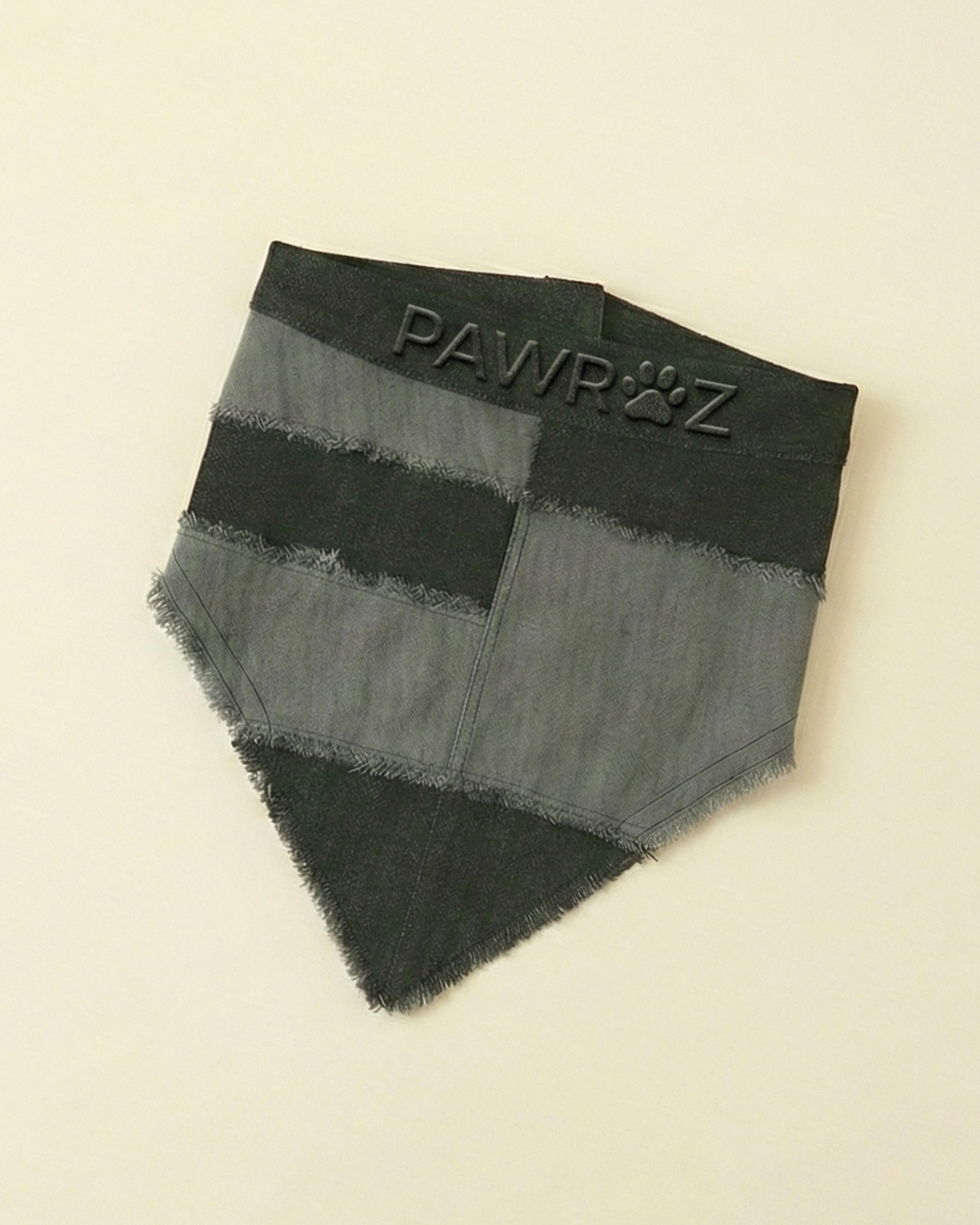 Black and Grey Patched Urban Bandana