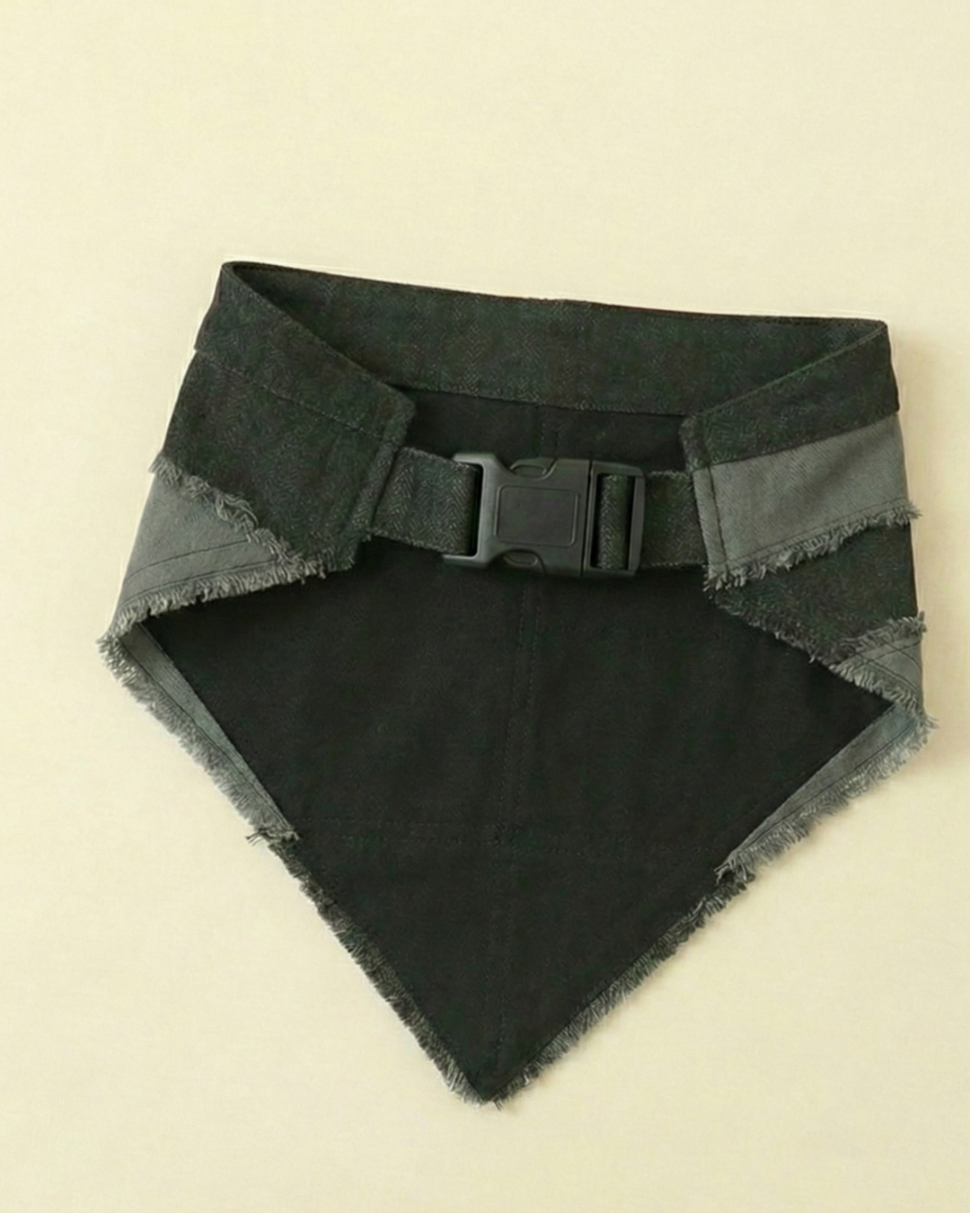 Black and Grey Patched Urban Bandana