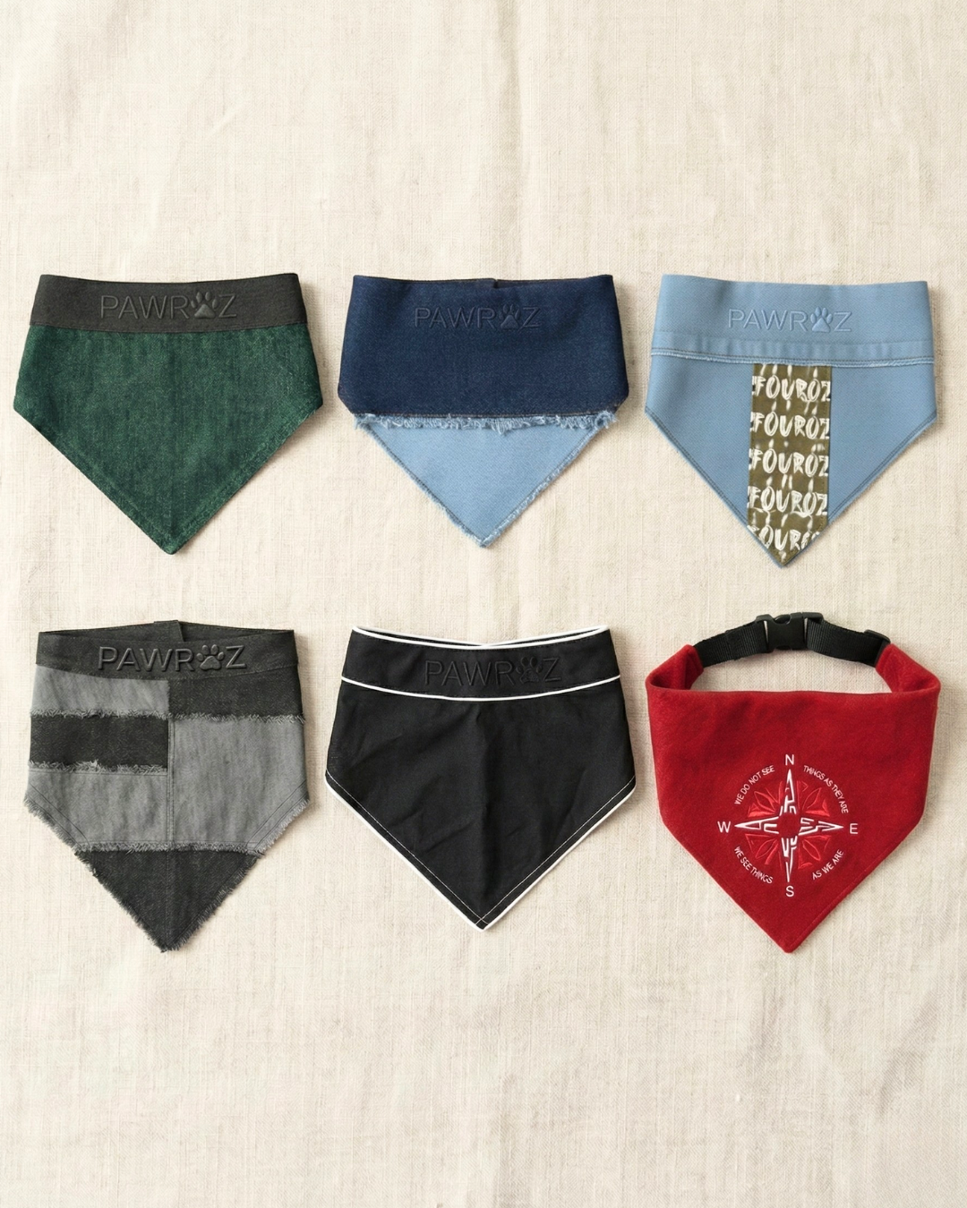 Set of 6 Bandanas