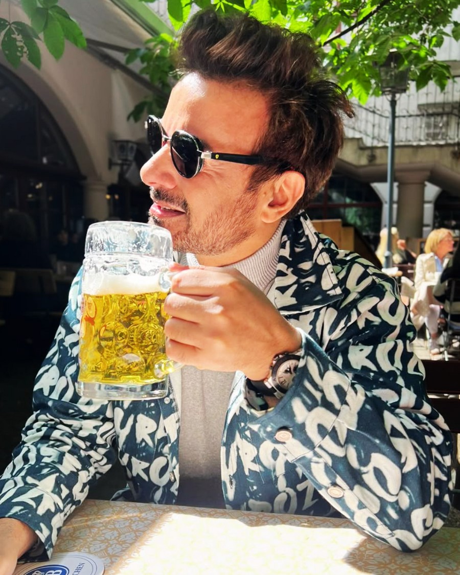 Rahul Bhat wearing Fouroz