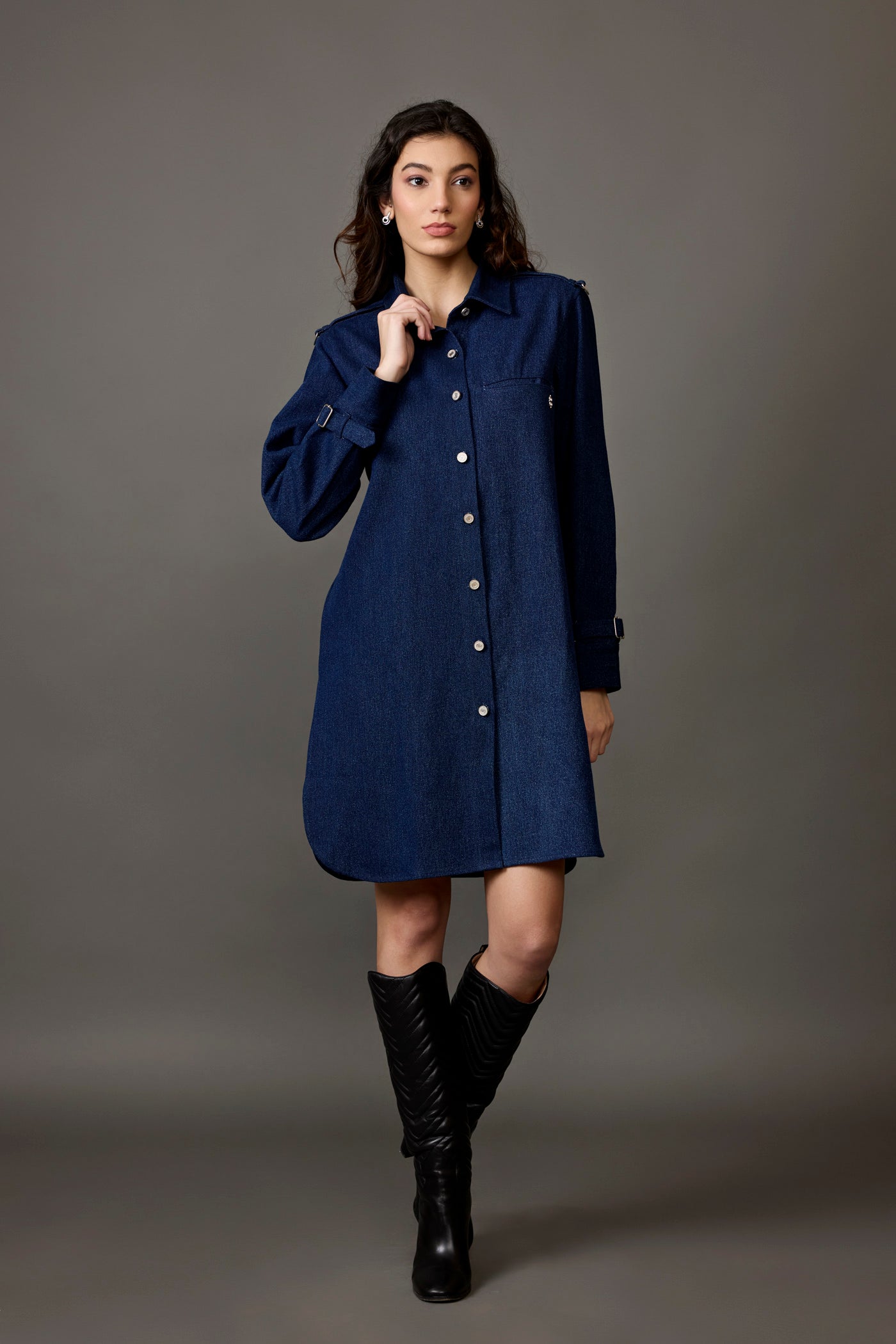 Ink-ified Trench Dress