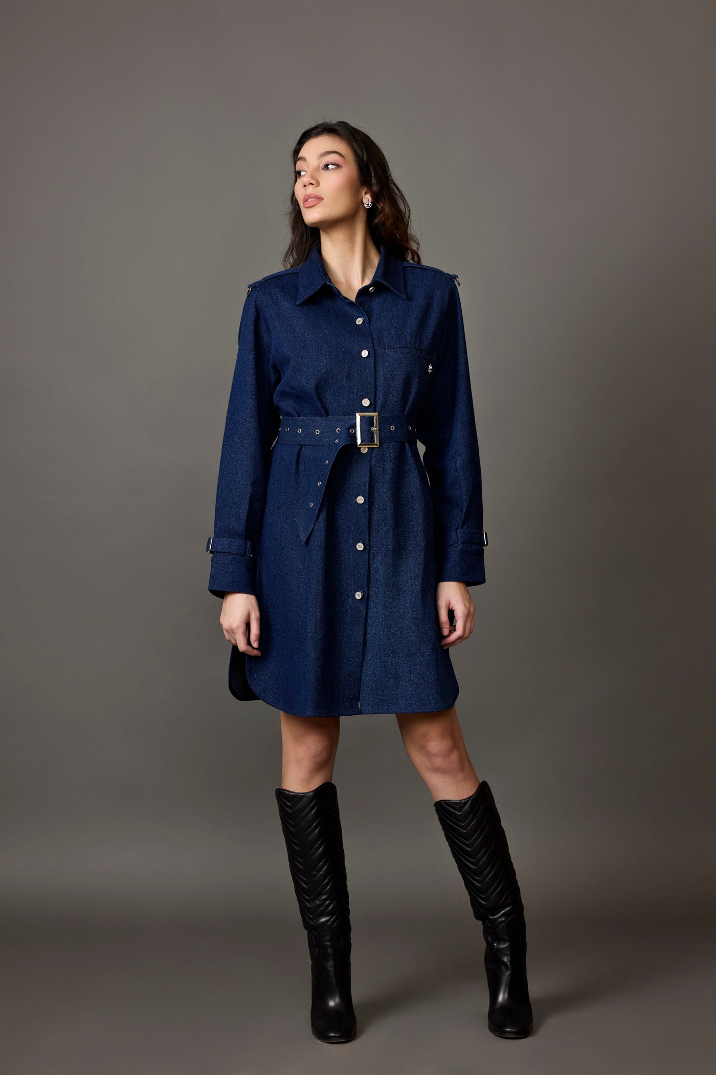 Ink-ified Trench Dress