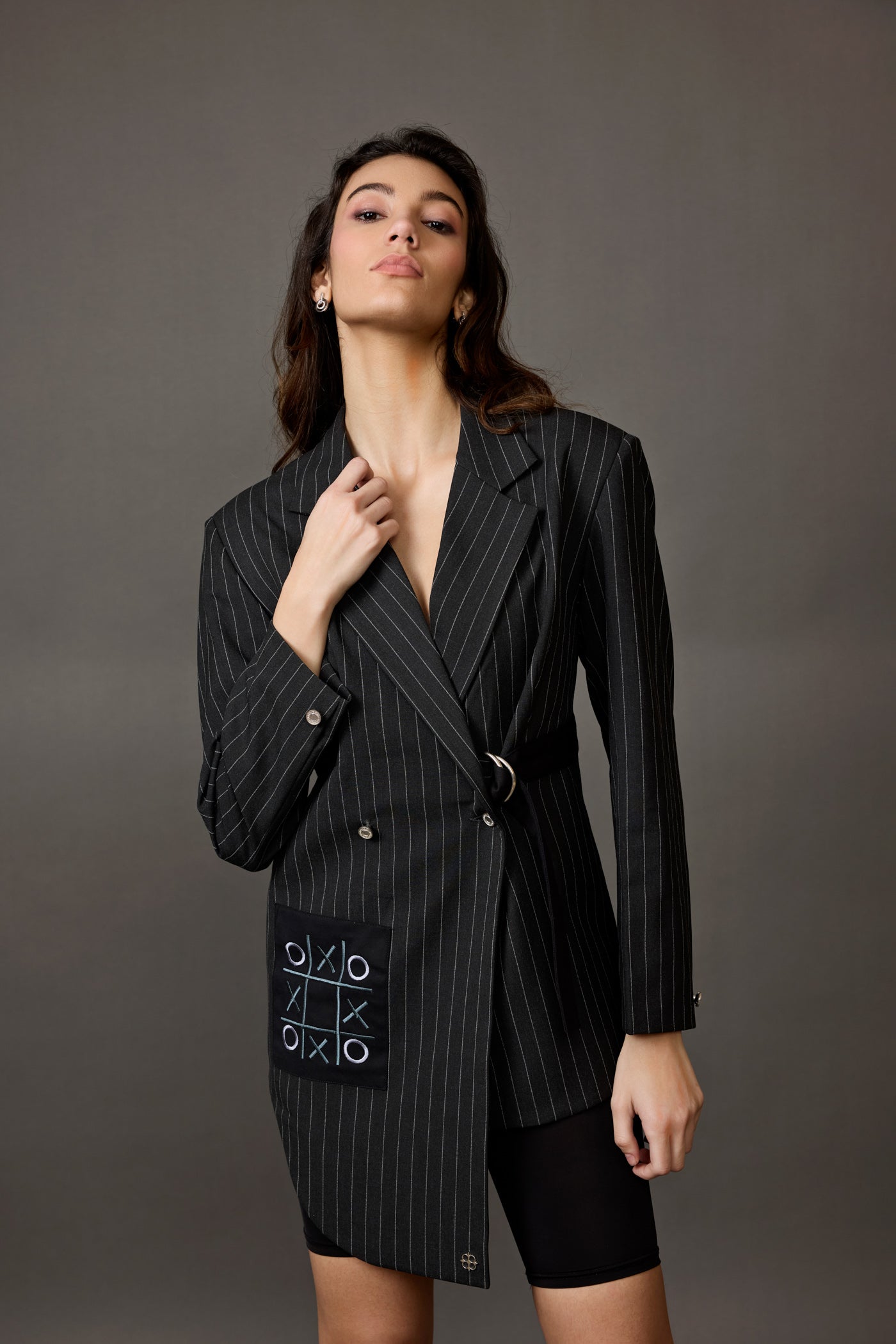 Asymmetric Tic-Tac Blazer