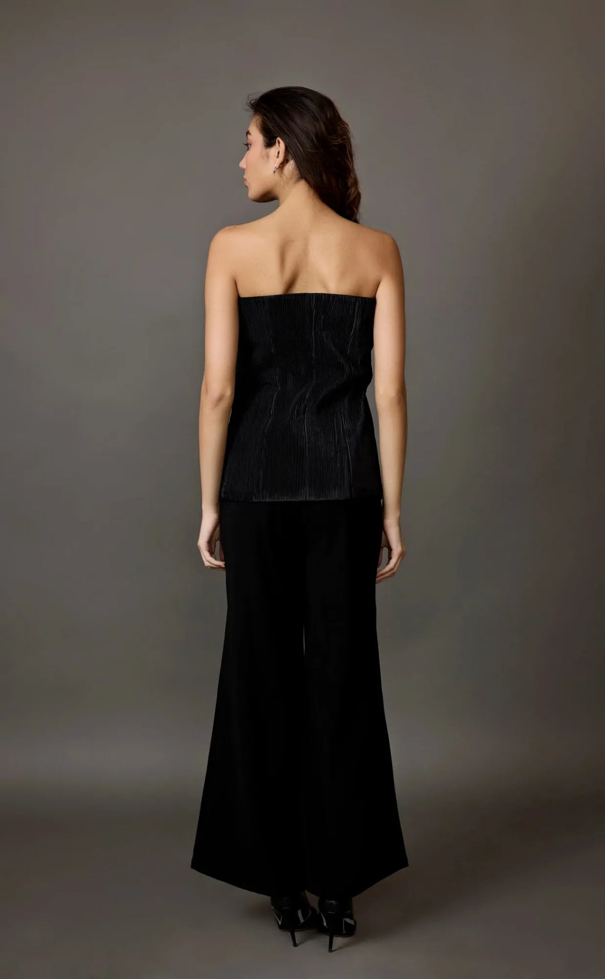 Classic Black Flare Formal Pants
