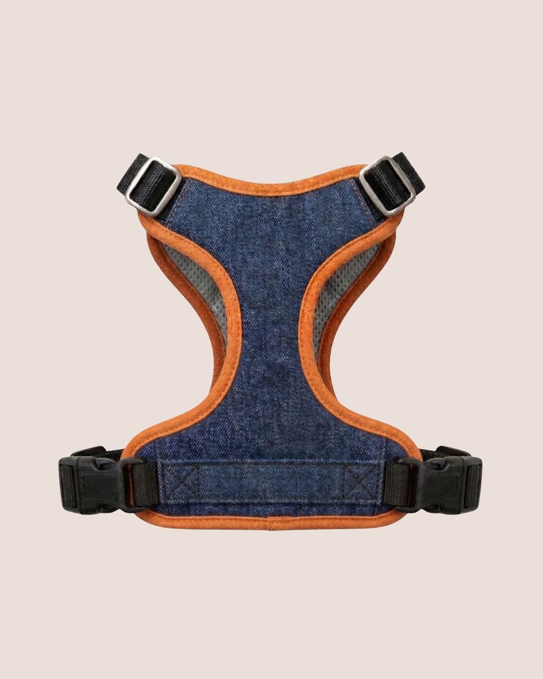 Navy Orange Goofy Play Dog Harness