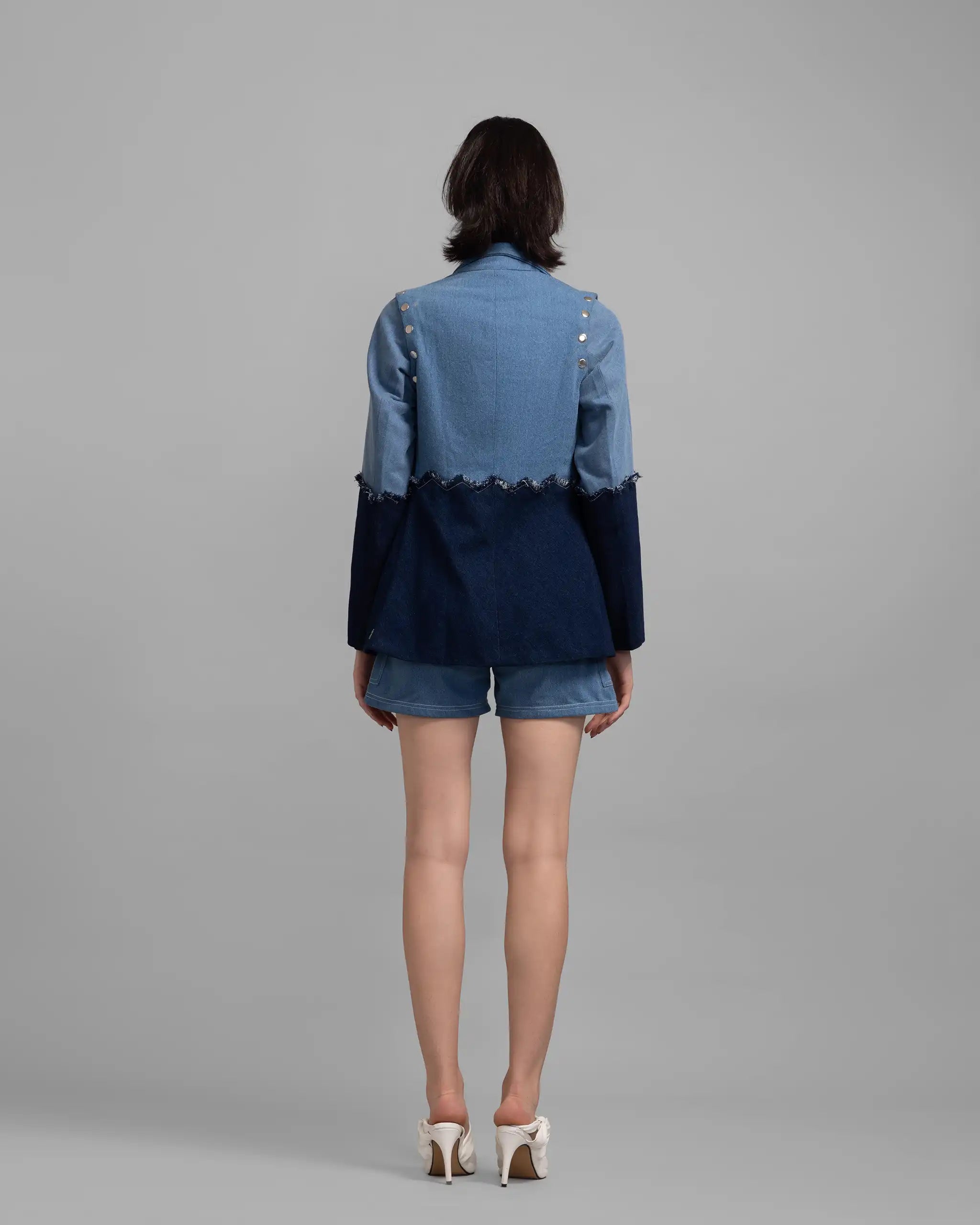 Beyond Borders Denim Blazer