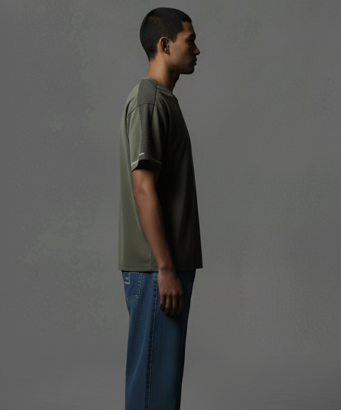Static Green Tshirt