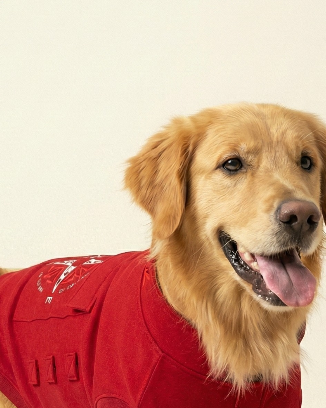 Pawroz Red Sweatshirt and Bandana set with Compass print