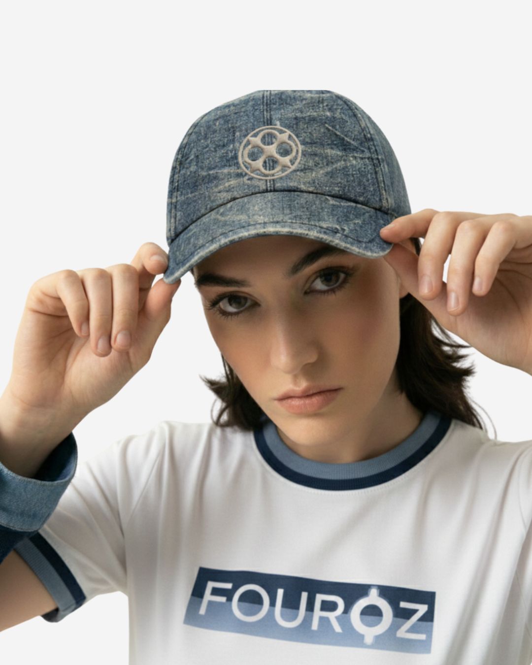Blue Washed Denim Cap