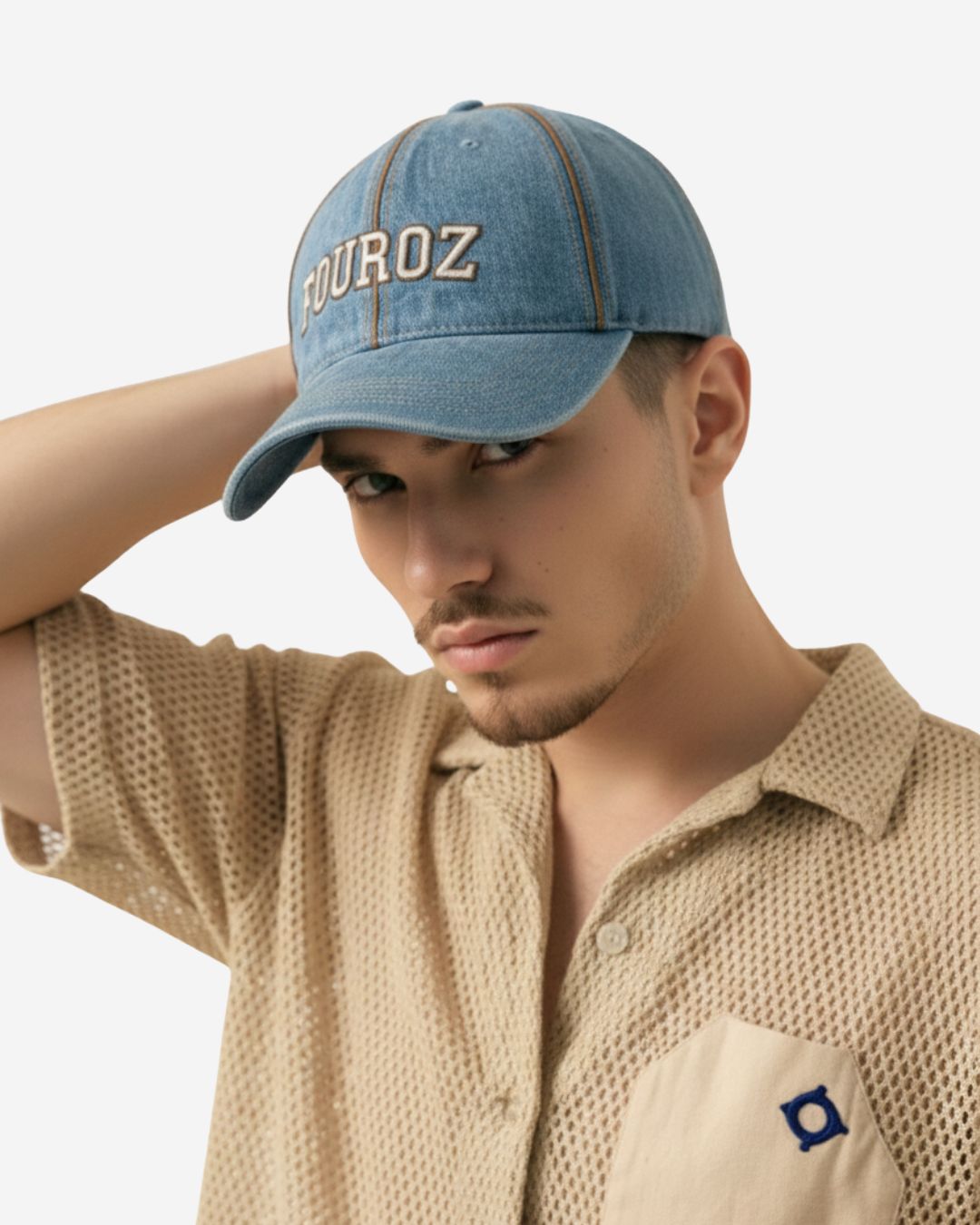 FOUROZ Denim Panel Cap