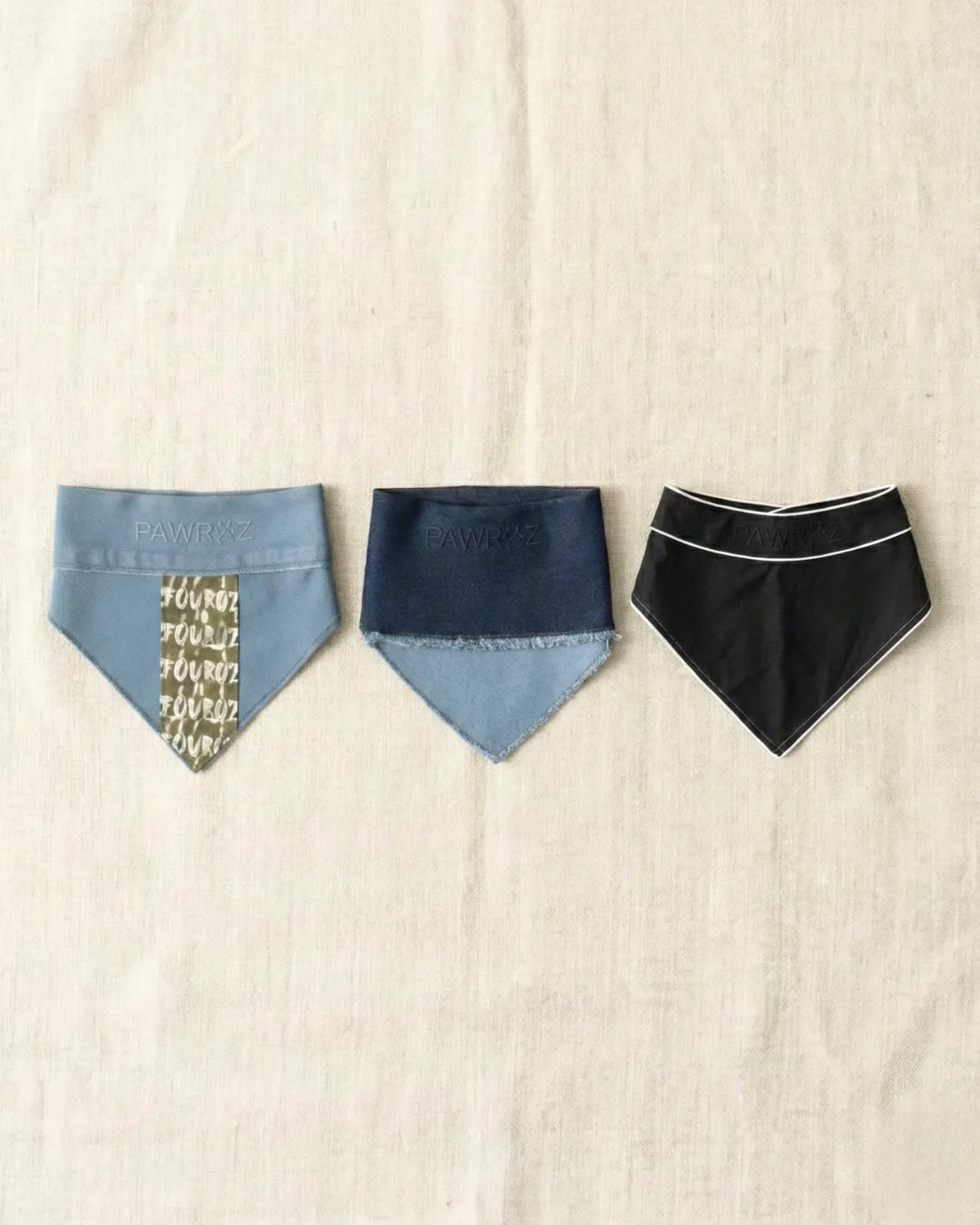 Set of 3 Dog Bandanas