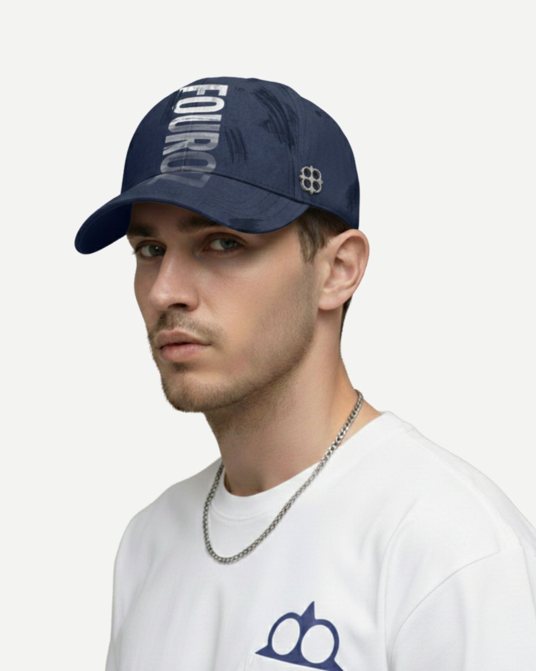 Navy blue FOUROZ Gradient Cap
